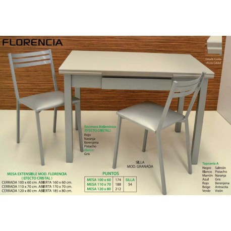 Mesa y sillas de cocina Florencia II